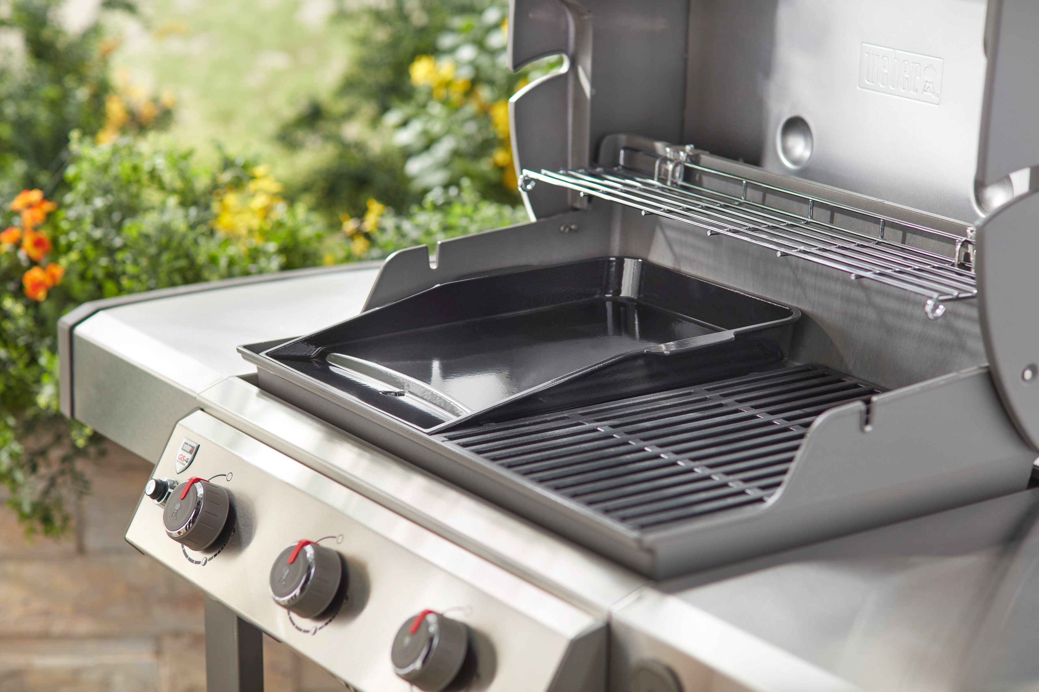 Weber Grillplattenaufsatz Plancha, Gusseisen, ab Genesis II 300-Serie