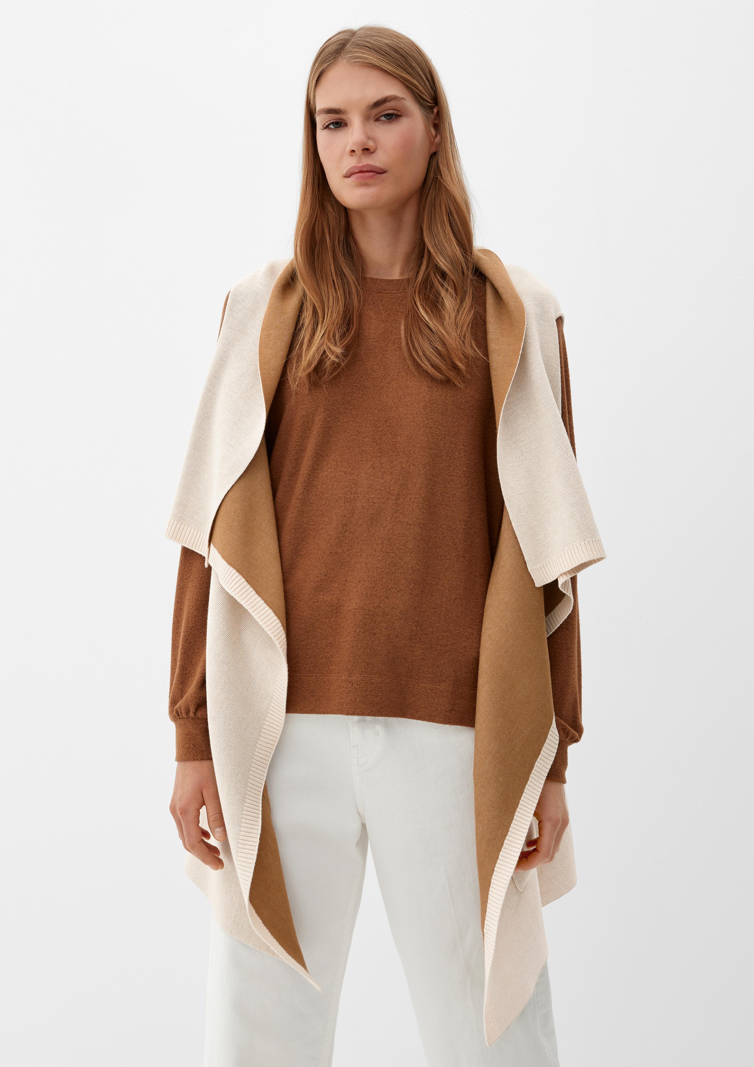 Poncho aus Viskosemix  2121426-8100