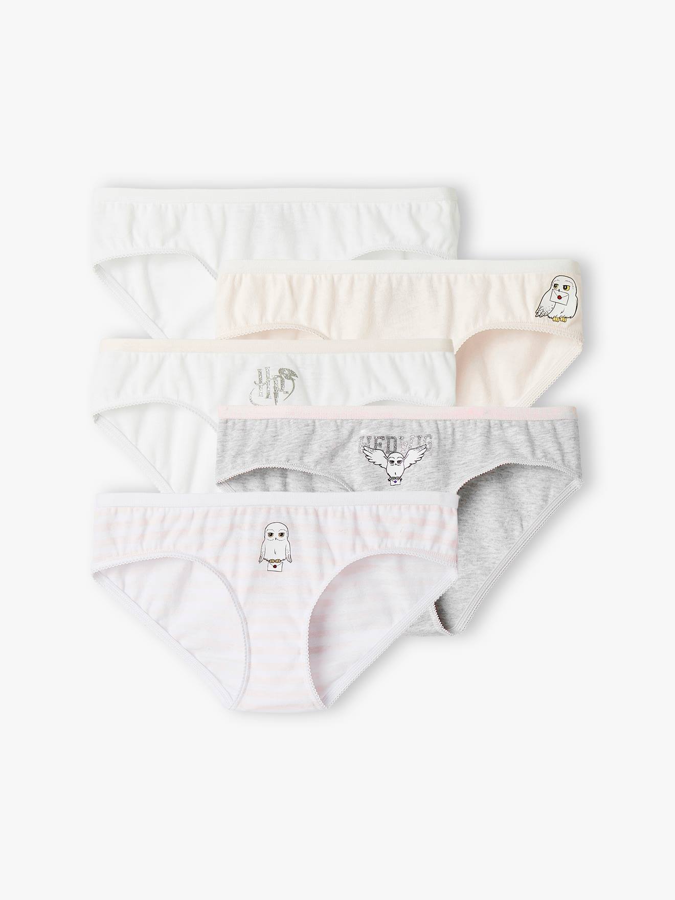 Harry Potter 5er-Pack Mädchen Slips HARRY POTTER - zartrosa