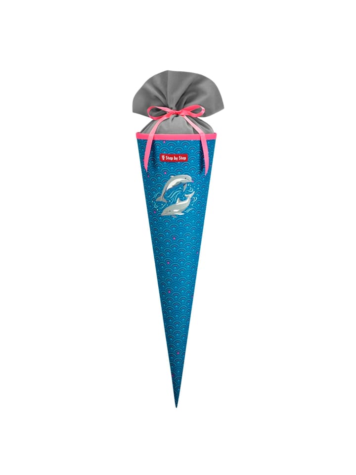 Step by Step Schultüte, mit eingenähtem Bändchen in Dolphin Pippa günstig kaufen onesize