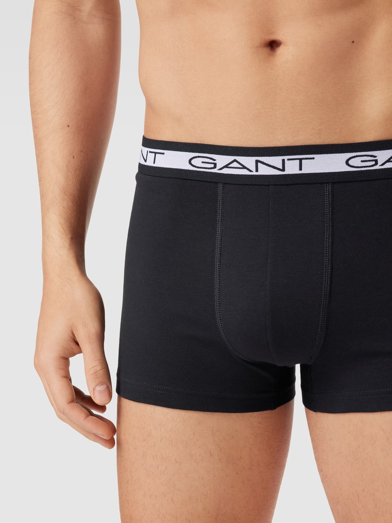 Trunk mit elastischem Logo-Bund im 5er-Pack Modell 'Basic Trunk' in schwarz