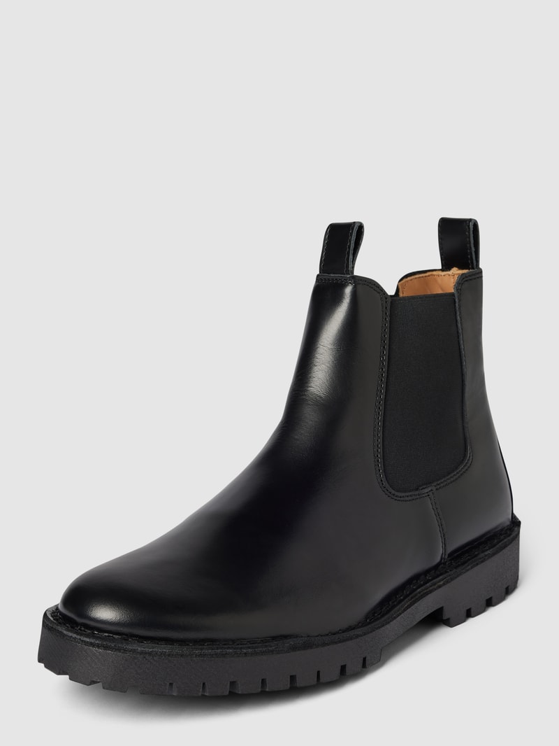 Chelsea Boots mit elastischen Einsätzen Modell 'RICKY' in schwarz