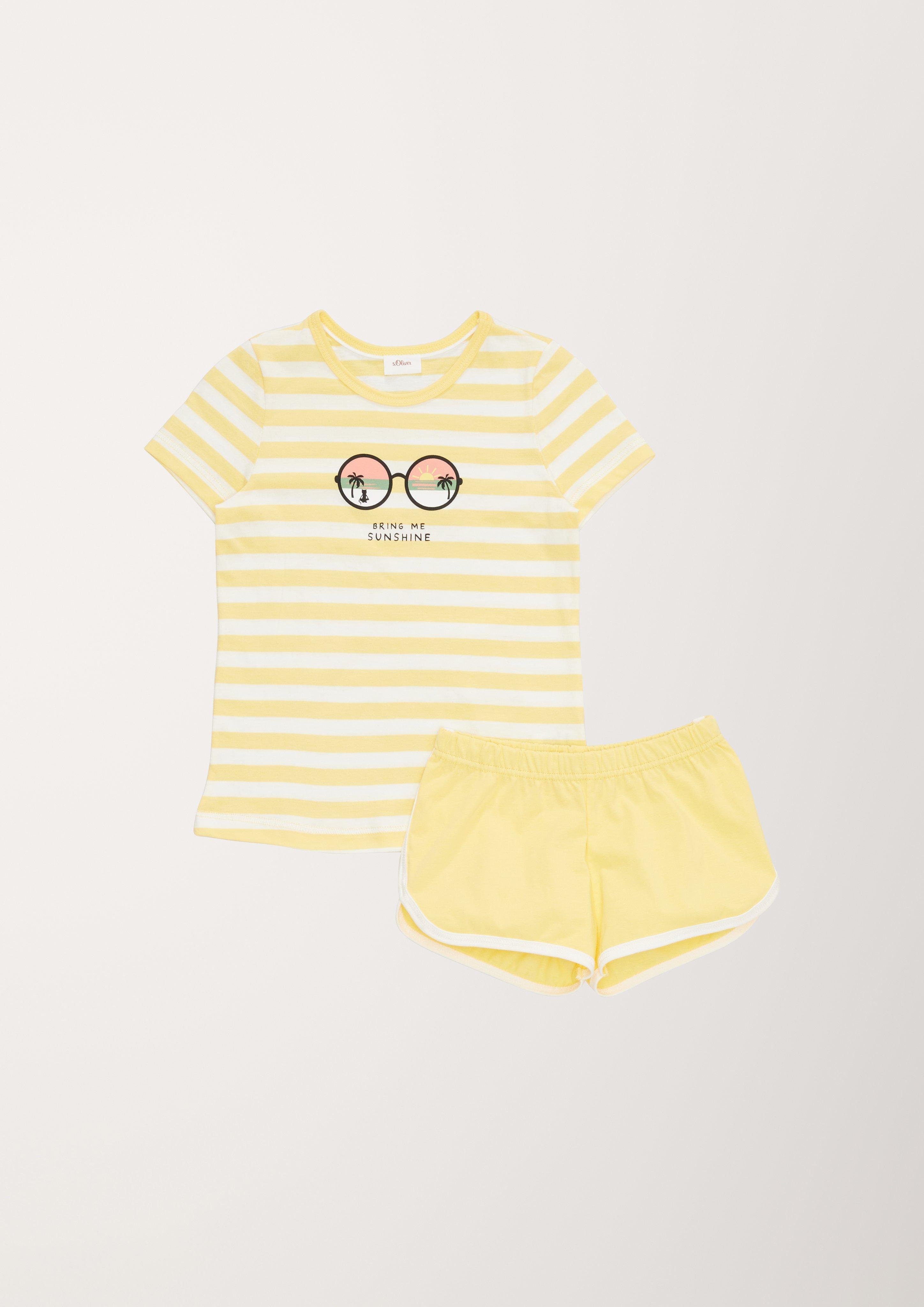 Kurzer Pyjama mit Streifen  6005956-2224