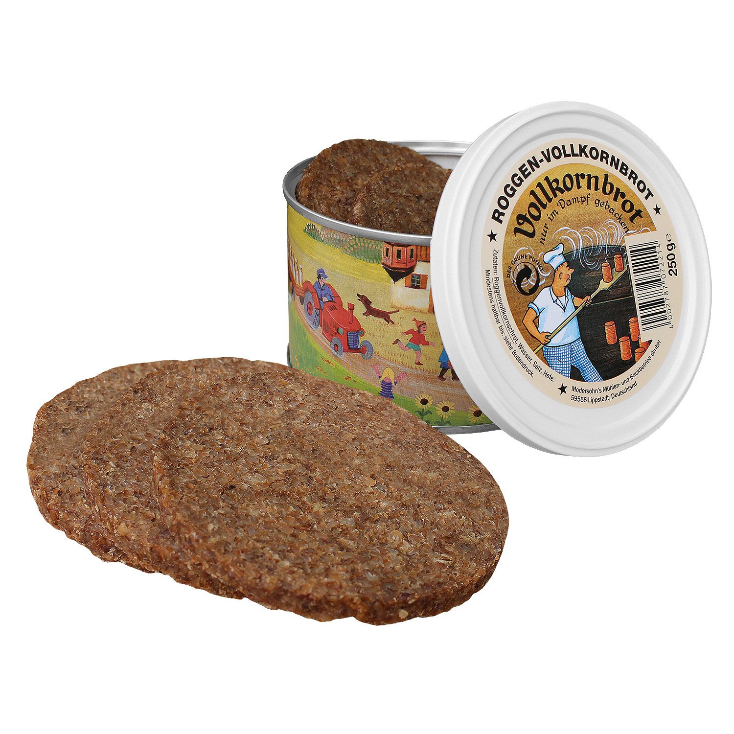 BW Roggenschrot Dosenbrot geschnitten 250 g