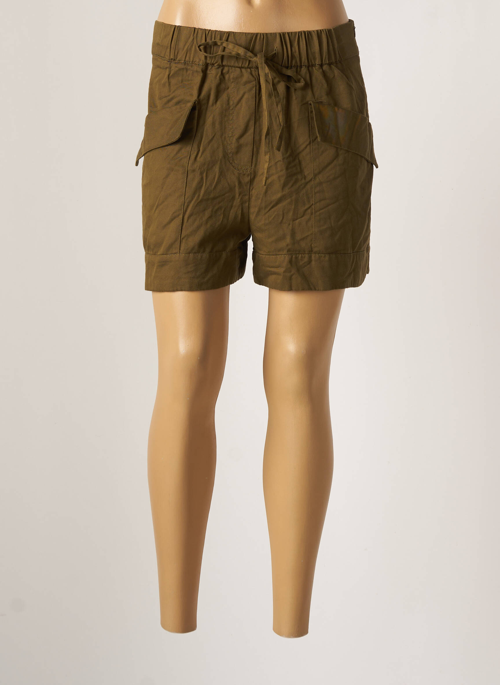 Mango Shorts 1 Femme couleur vert