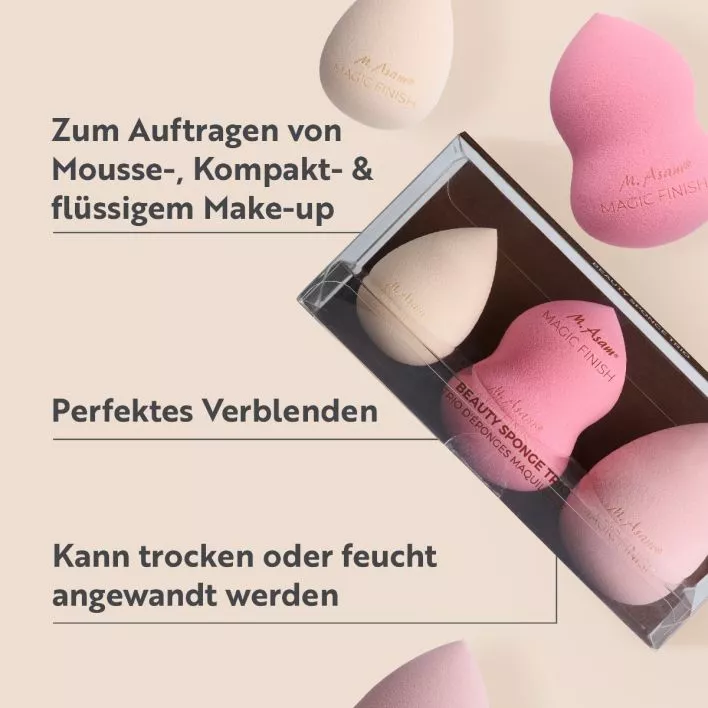 MAGIC FINISH Make-up Schwamm Trio