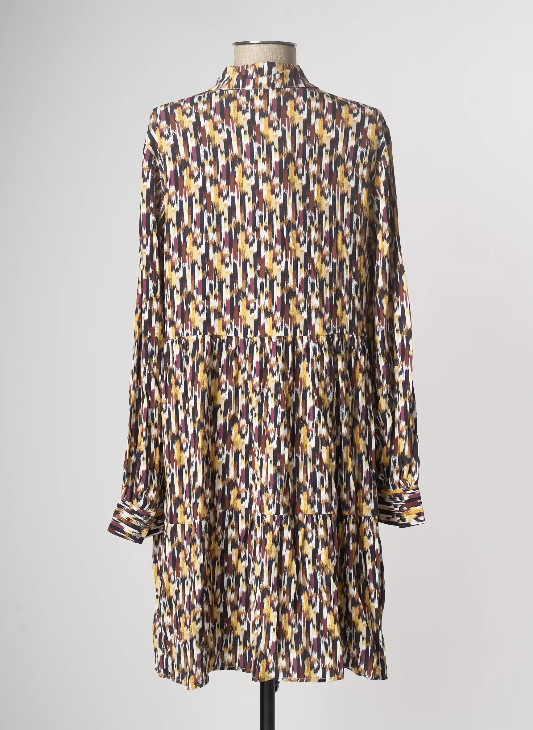 S Oliver Robes Mi Longues Femme couleur marron