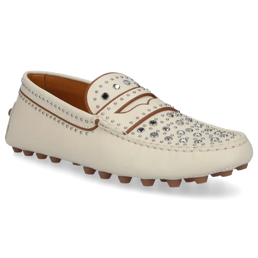 Tod's - Loafer GOMMINOS BUBBLE Kalbsleder - weiß
