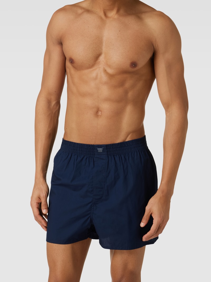 Boxershorts aus Baumwolle im 3er-Pack in royalblau
