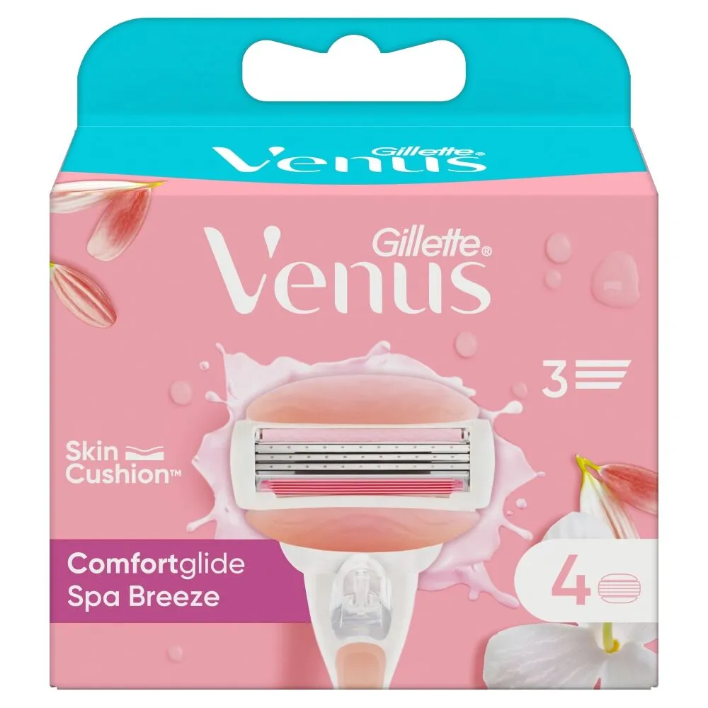 Gillette Venus Comfortglide Breeze Spa barberblade 4 stk.