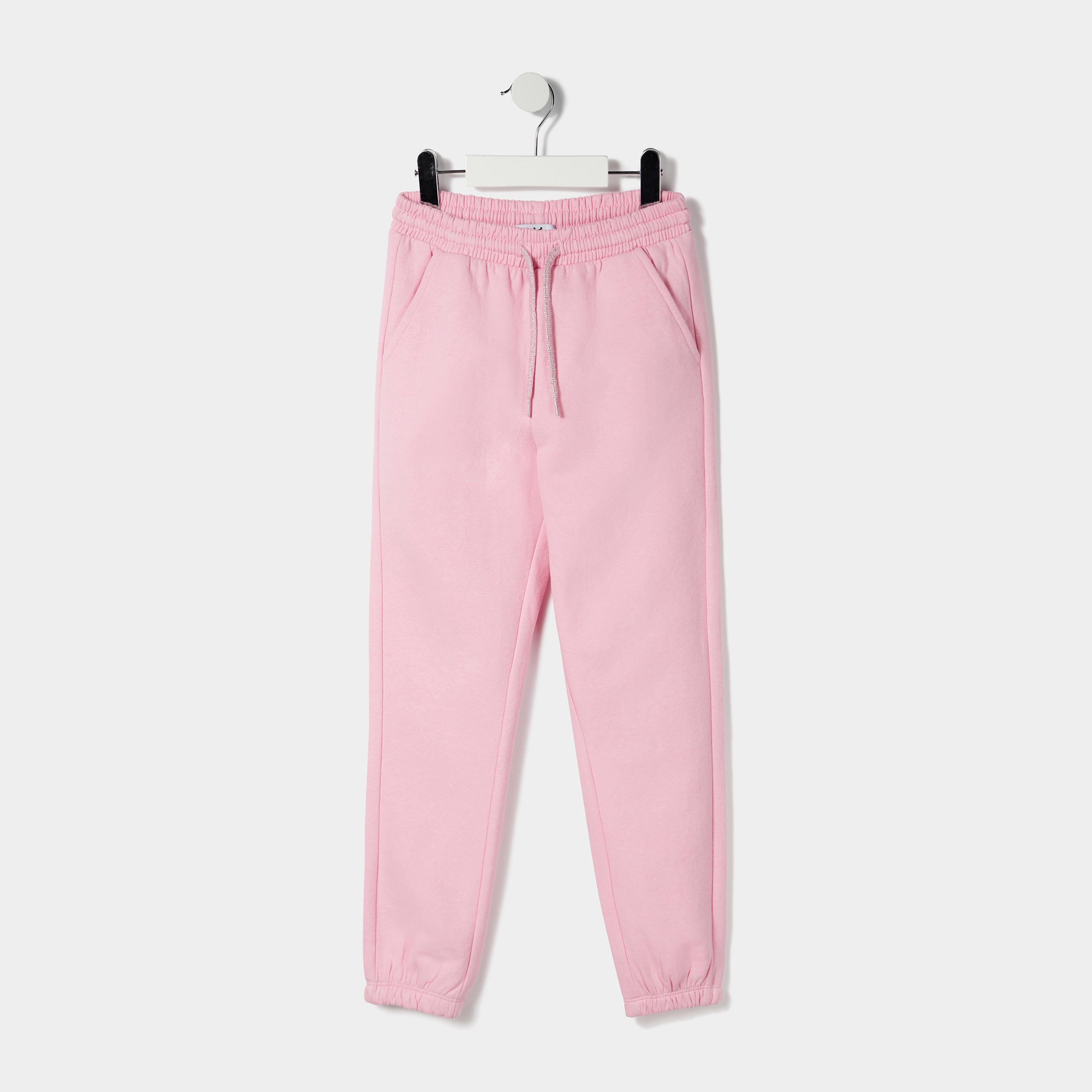 Pantalon de jogging bas élastiqué rose pastel fille | La Halle