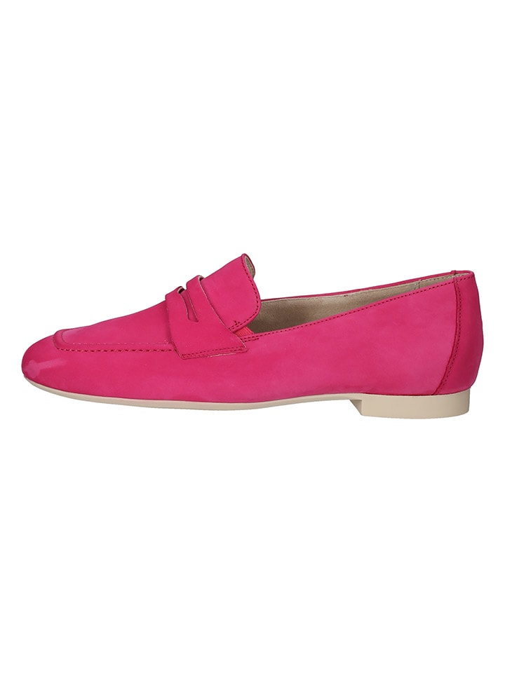 Paul Green Leder-Mokassins in Pink günstig kaufen
