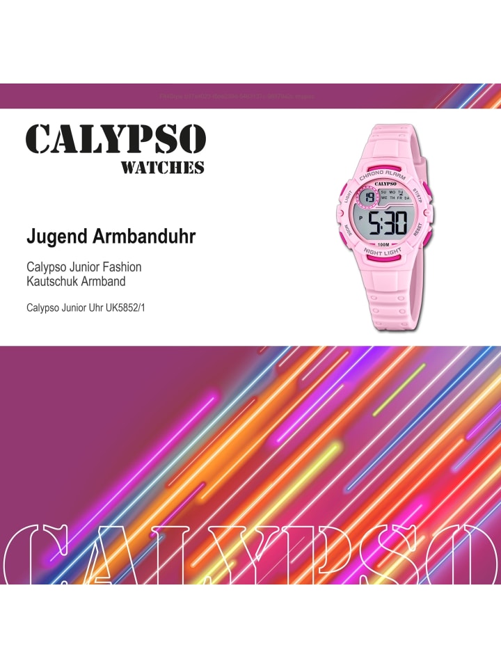 Calypso Digital-Armbanduhr Calypso Junior rosa günstig kaufen onesize