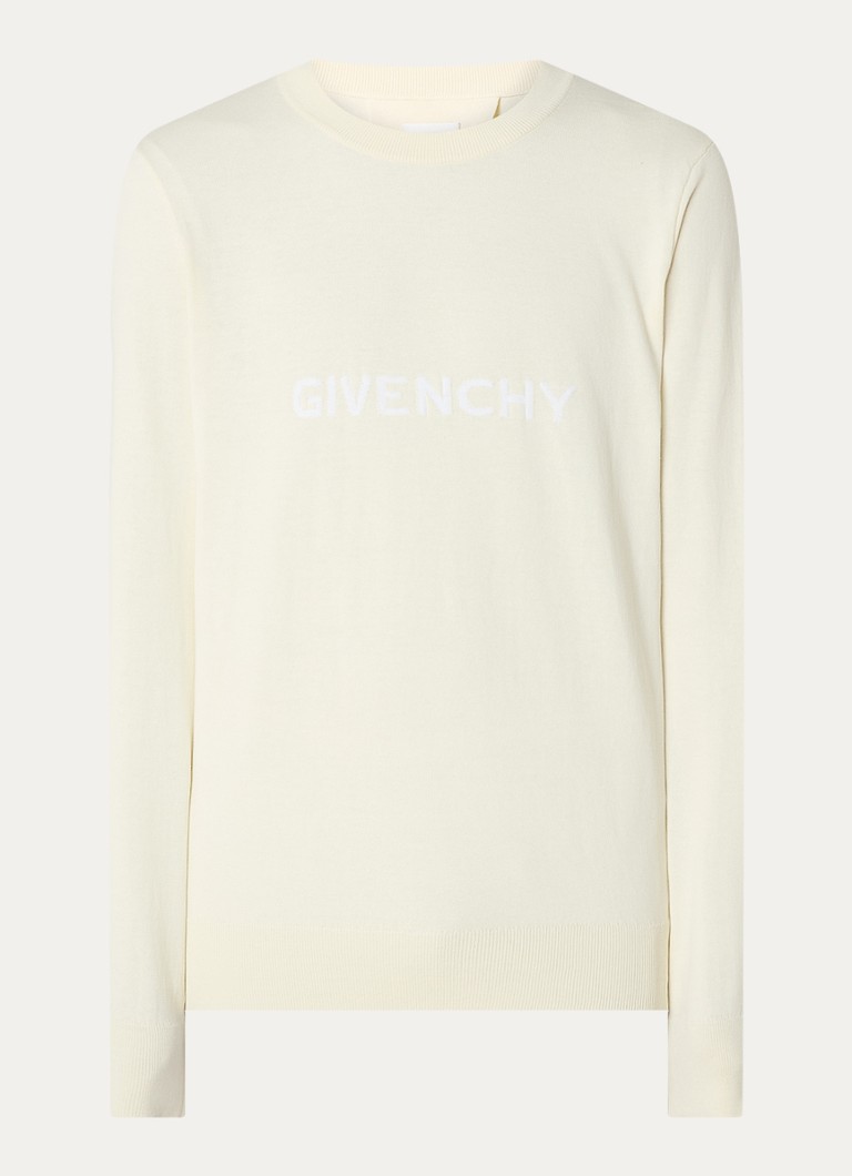 Givenchy Fine-knit pullover with knitted-in logo