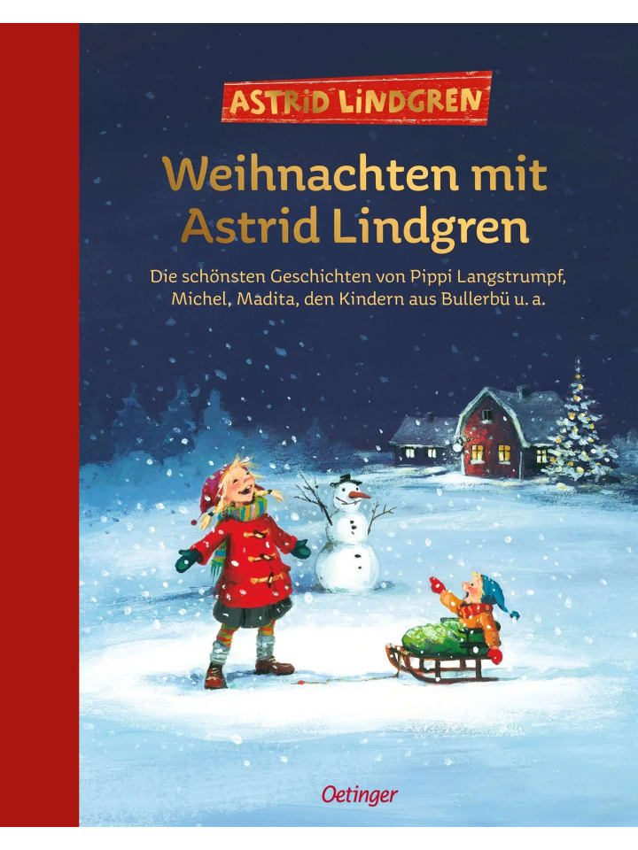 Oetinger Verlag Weihnachten mit Astrid Lindgren | Die schönsten Geschichten von Pippi... günstig kaufen onesize