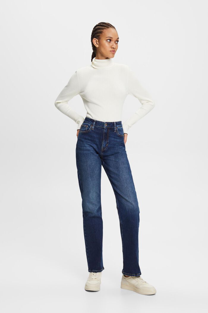 Retro-Jeans mit gerader Passform und hohem Bund