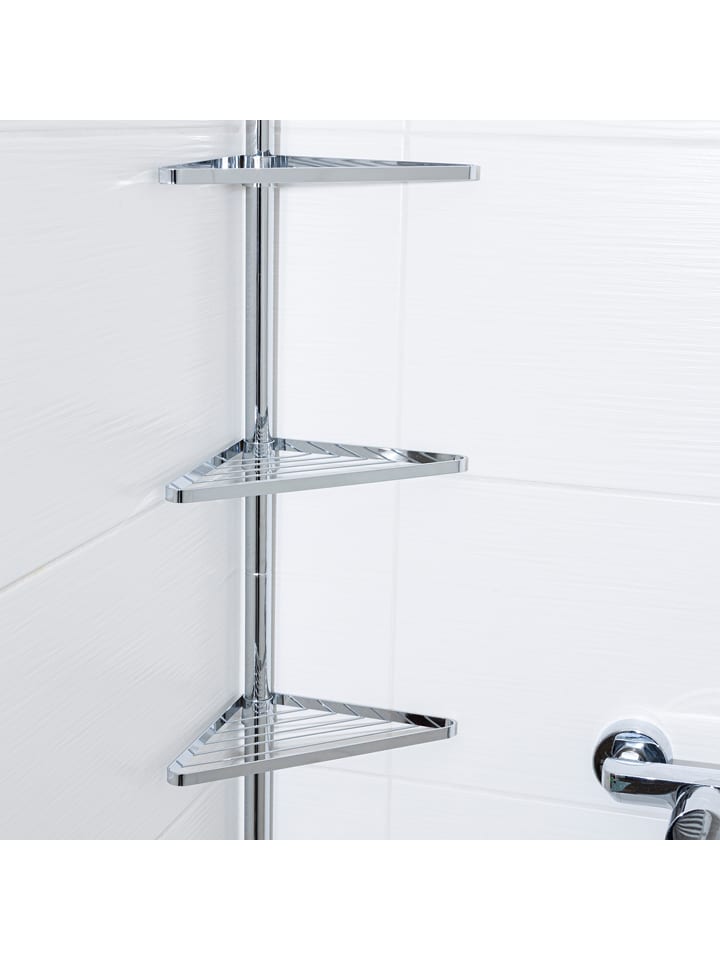 Everysentials Teleskop-Badregal in Silber günstig kaufen onesize