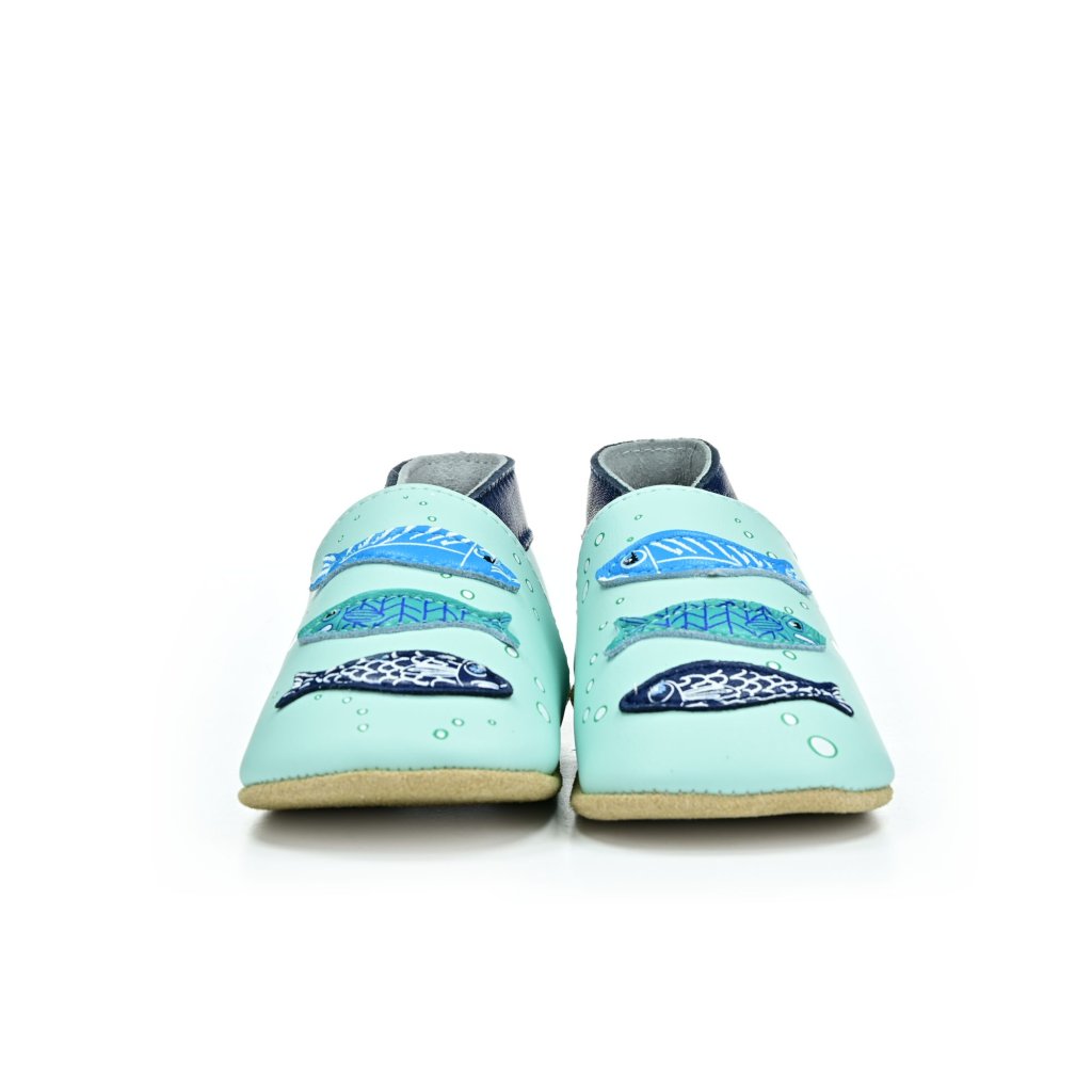 Lait et Miel Sardines Krabbelschuhe mit Sardinen