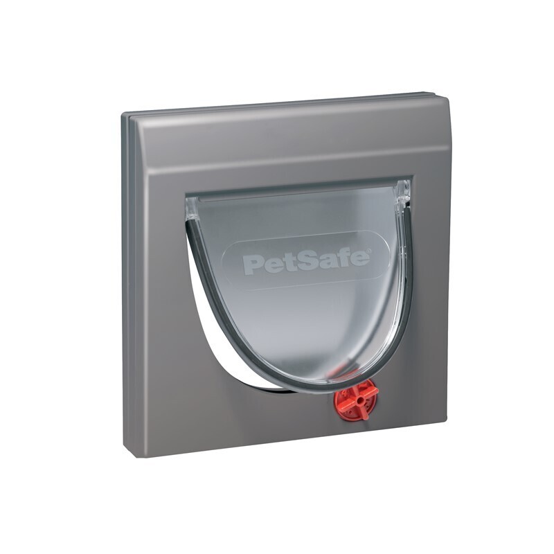 PetSafe Klappen & Türen PetSafe 4-Wege Katzenklappe mit Tunnel grau