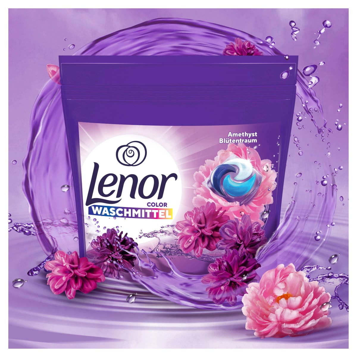 Colorwaschmittel Pods Amethyst Blütentraum, 53 Wl