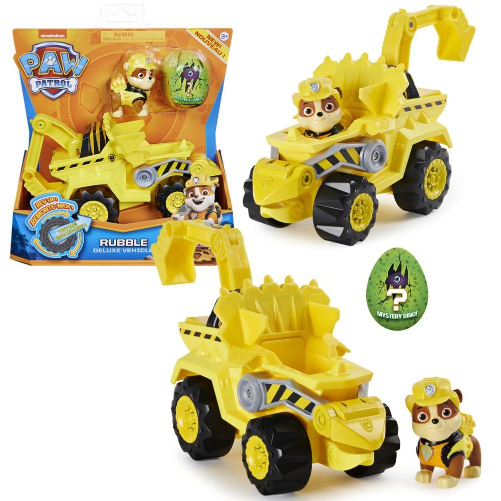 PAW PATROL Spielzeug-Auto Dino Rescue Einsatzfahrzeug mit Spielfigur Paw Patrol