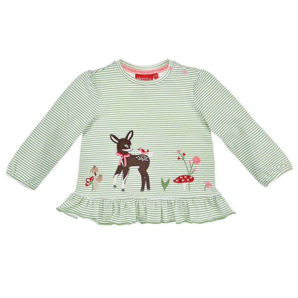 BONDI Trachtenbluse BONDI Baby Mädchen Langarmshirt 'Rehkitz' 86673