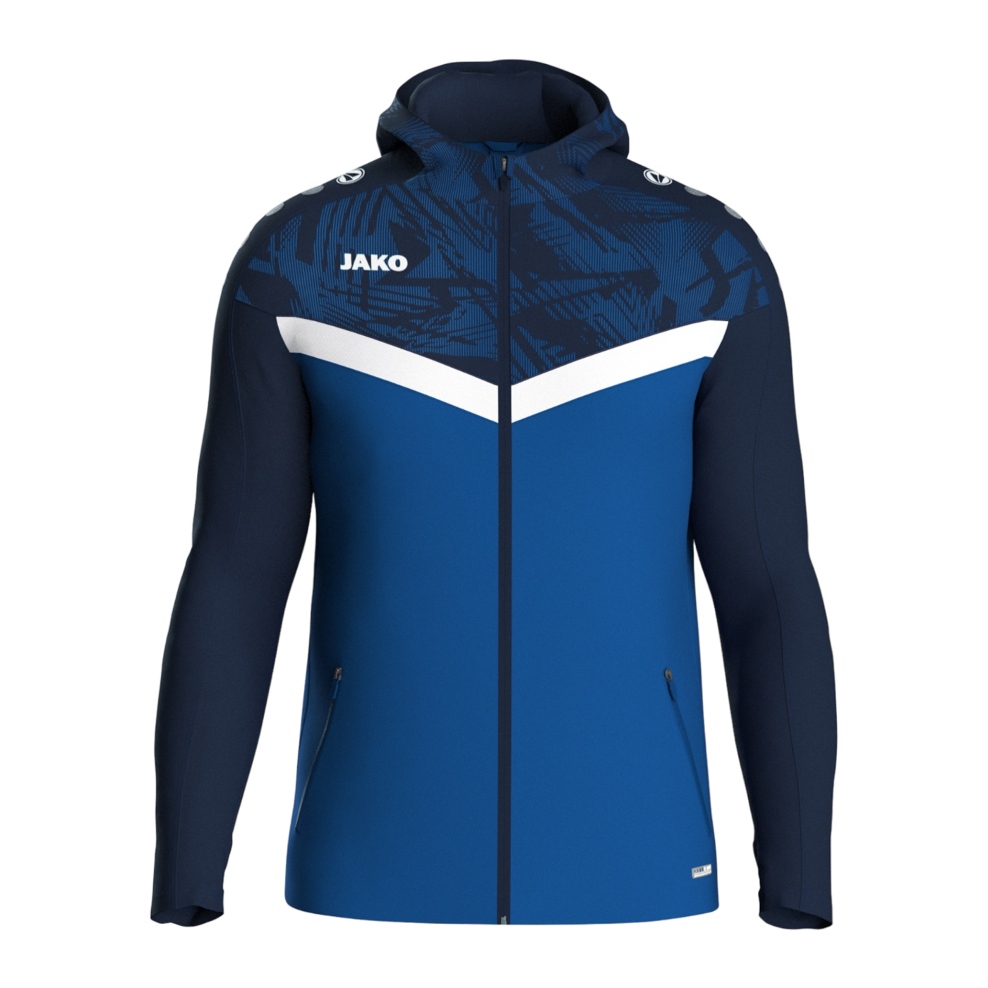 JAKO Iconic Kapuzenjacke Kids Blau F403