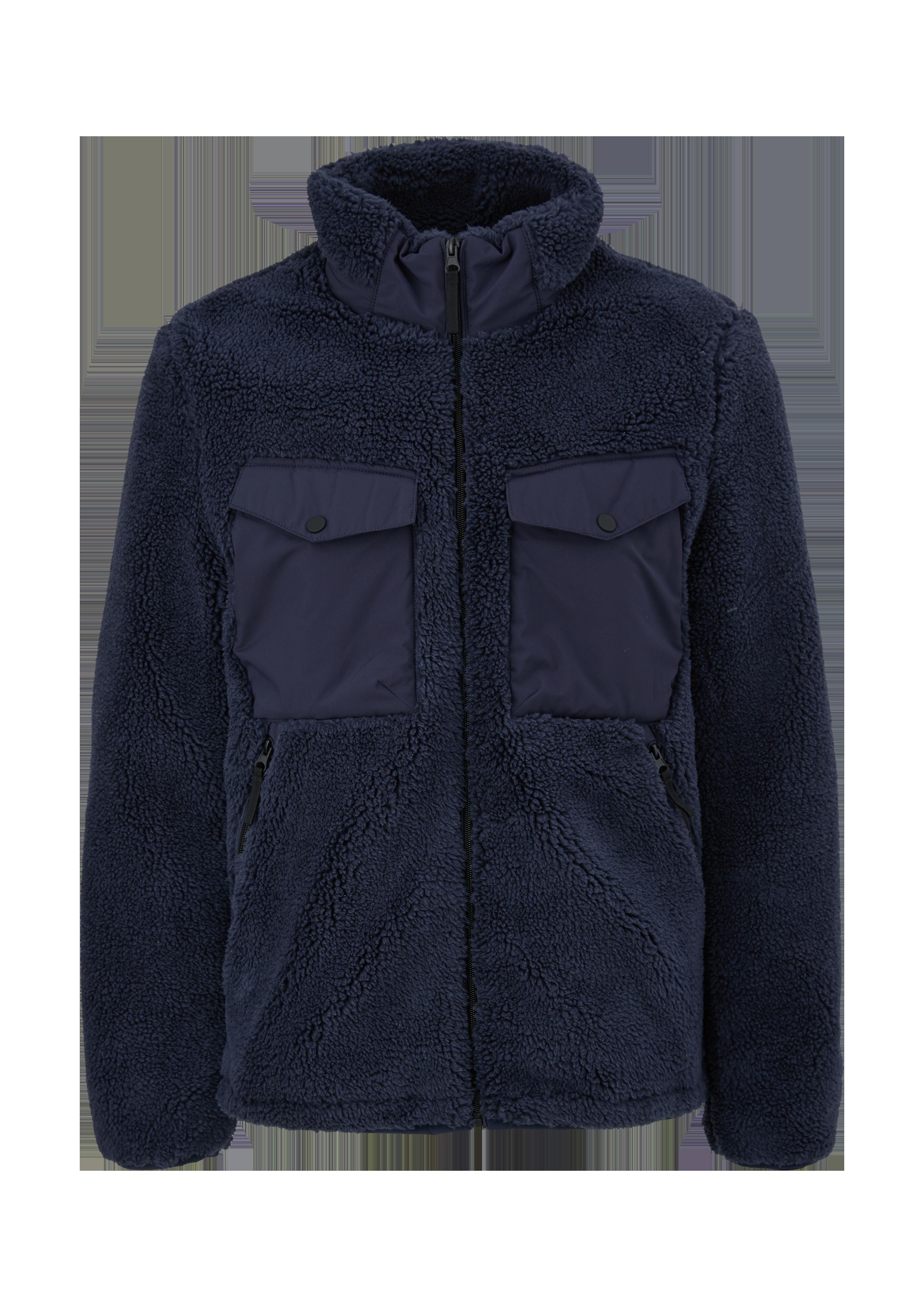 Teddy-Jacke mit Brusttaschen  2115333-5959