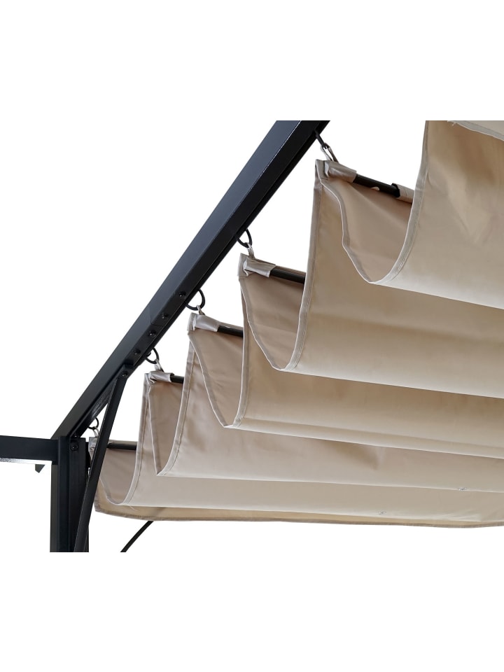 MCW Pergola C42 mit Schiebedach, 3x3m creme günstig kaufen onesize