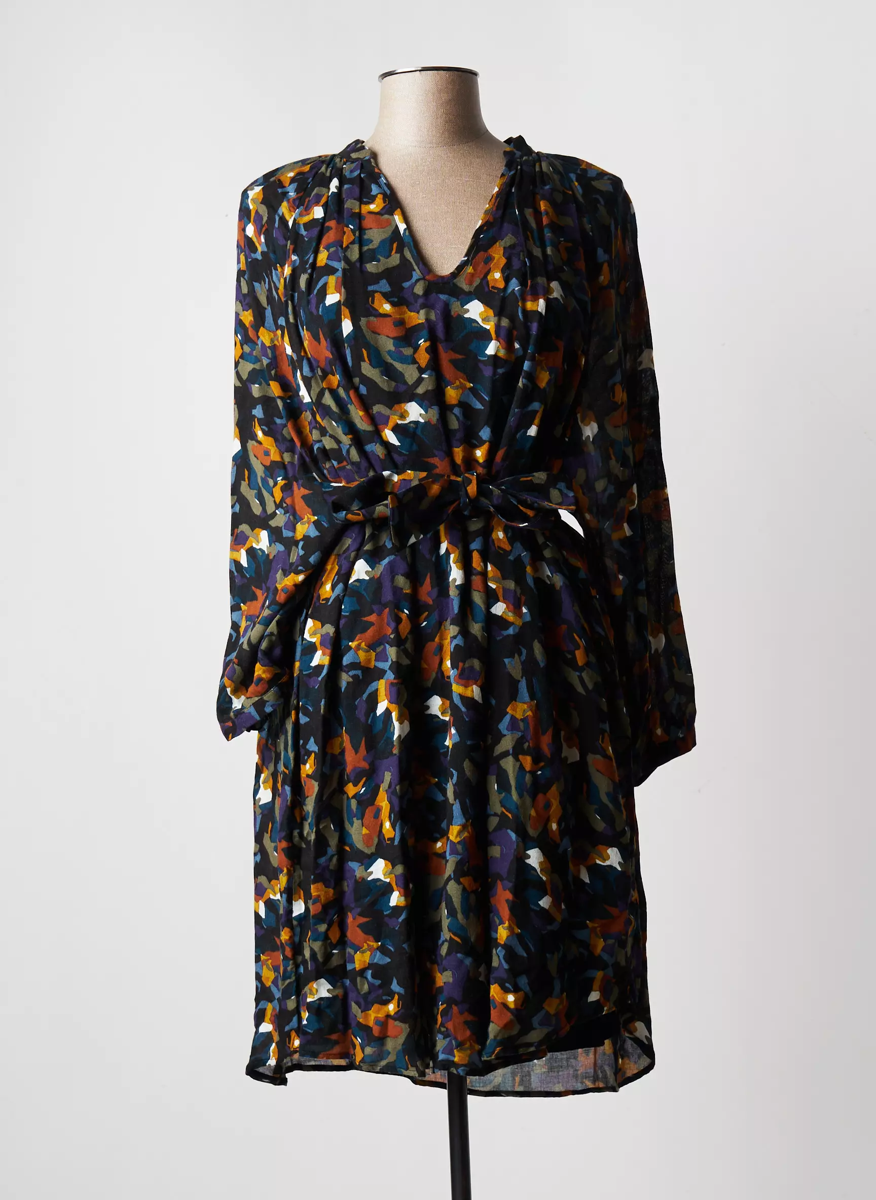 One Step Robes Mi Longues Femme couleur noir