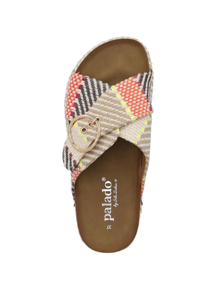 palado Plateau-Pantoletten in Beige günstig kaufen