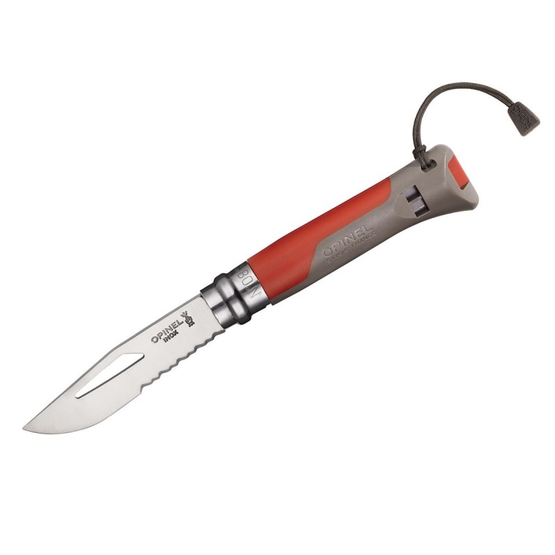 Coltello Opinel n.8 inox Edizione Opinel Outdoor. (survival knives).