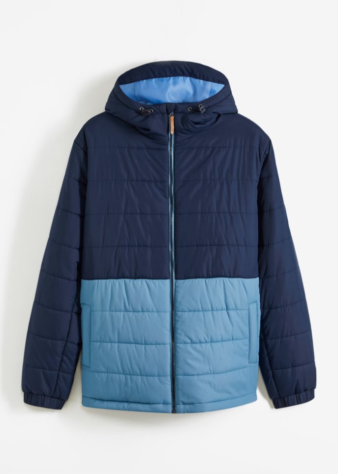 Steppjacke mit Kapuze aus recyceltem Polyester