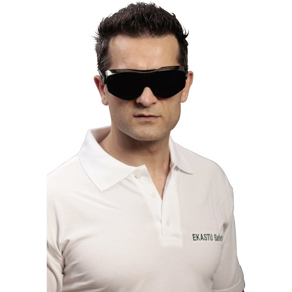 Ekastu Arbeitsschutzbrille Ekastu 277 399 Schweißerschutzbrille Schwarz DIN EN 166-1