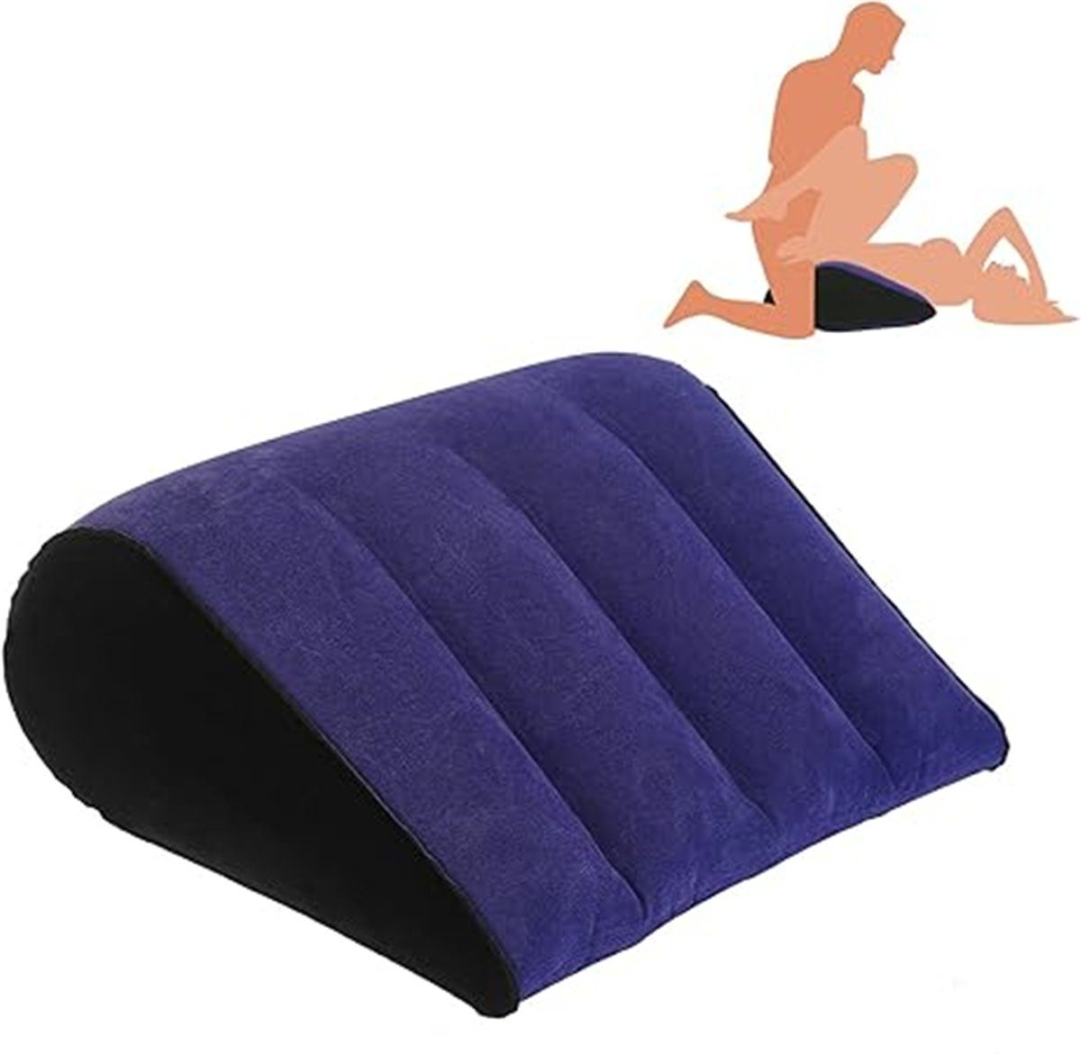 VOCTVTB Haltungskissen Taillenpolster, dreieckig, faltbar, lochloses Sexspielzeug für Paare, 1-tlg.