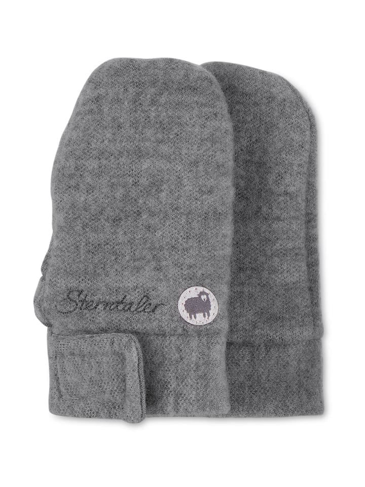 Sterntaler Fäustlinge in silber mel. günstig kaufen