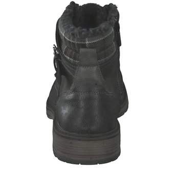 Mustang Schnür Boots in grau