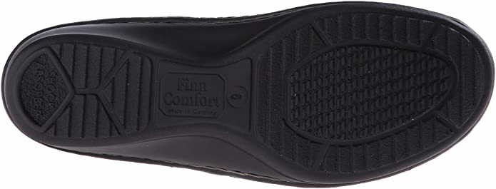 FINN COMFORT Klassische Sandalen schwarz Fünen silber