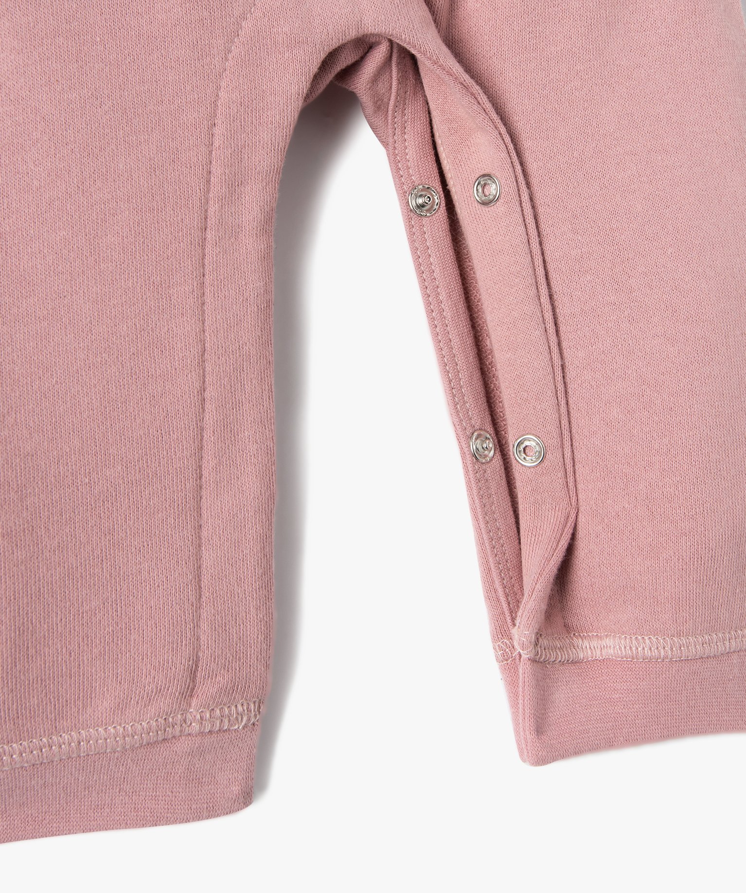 Pyjama bébé en jersey imprimé à volants rose | GEMO