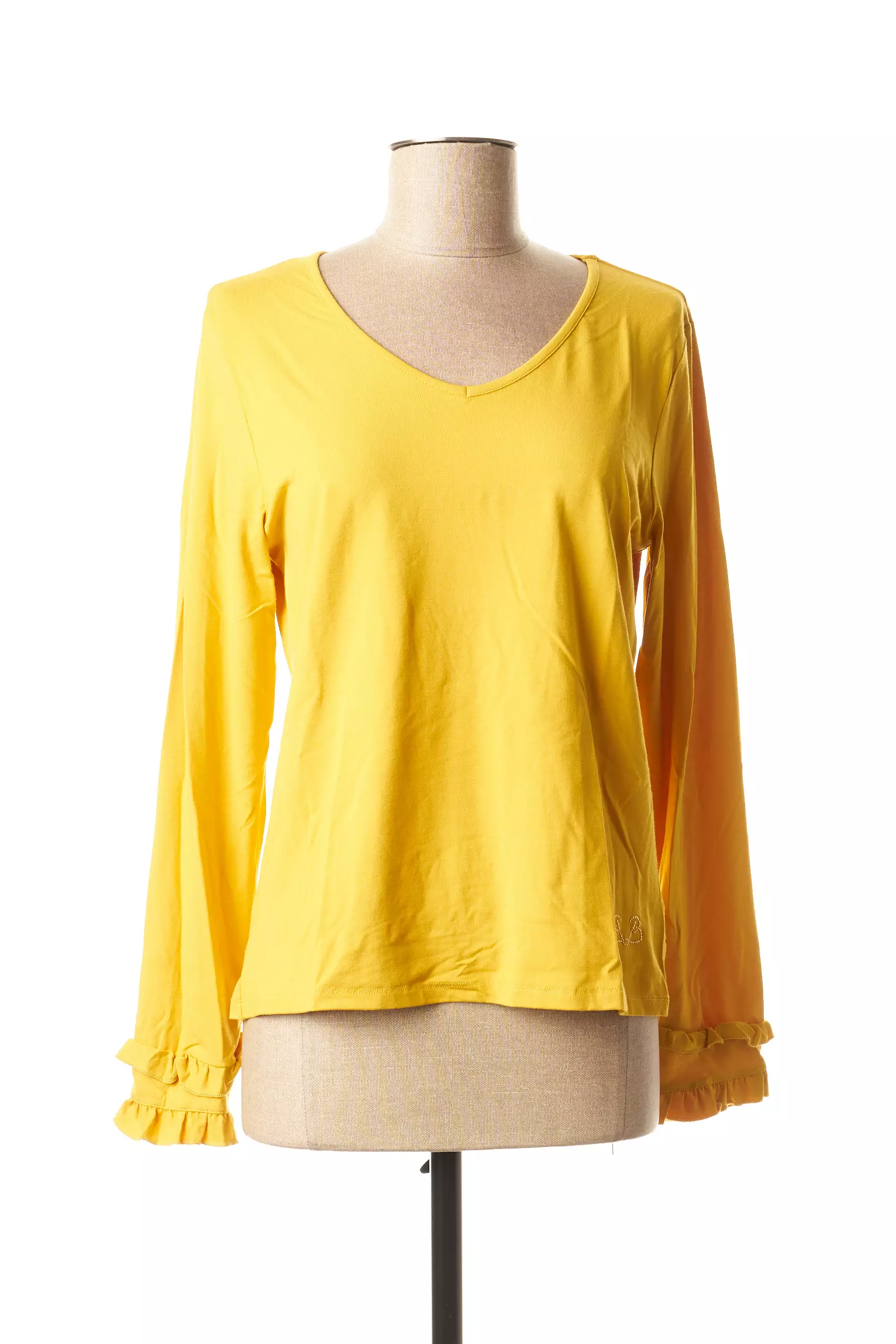 Paul Brial Tshirts Femme couleur jaune