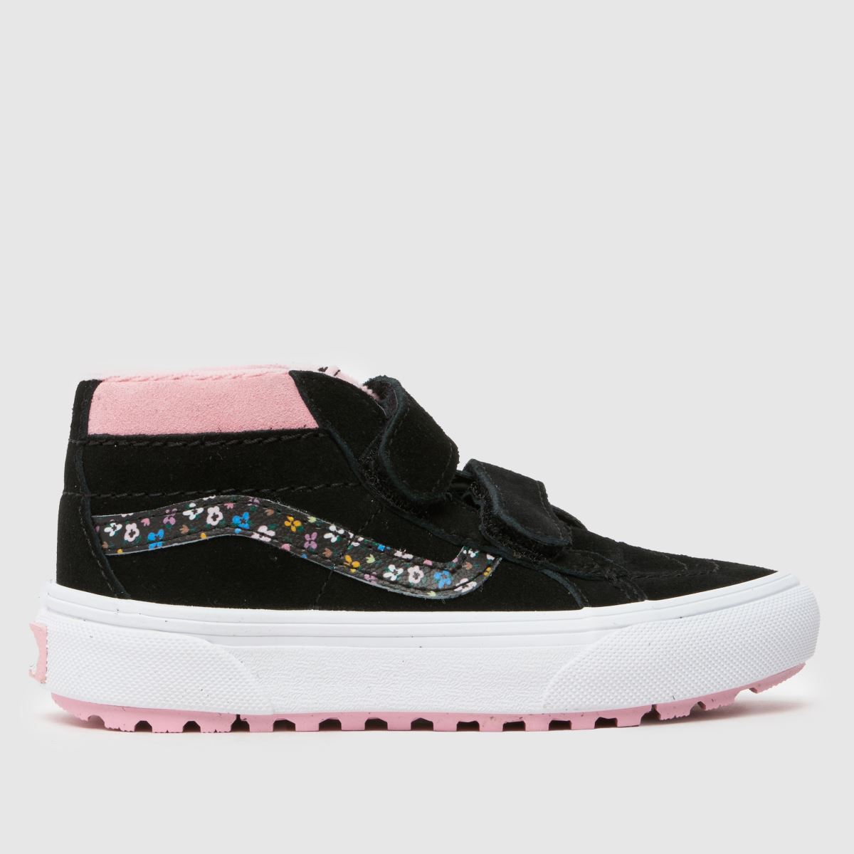 Vans svarta multifärgade mte sk8-mid reissue v flickor junior träningsskor
