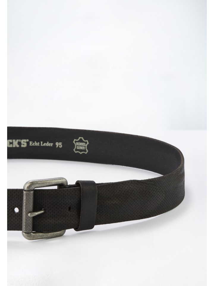 Paddock's Ledergürtel in schwarz günstig kaufen
