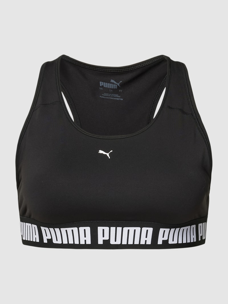 PLUS SIZE Sport-BH mit Racerback und U-Ausschnitt in schwarz