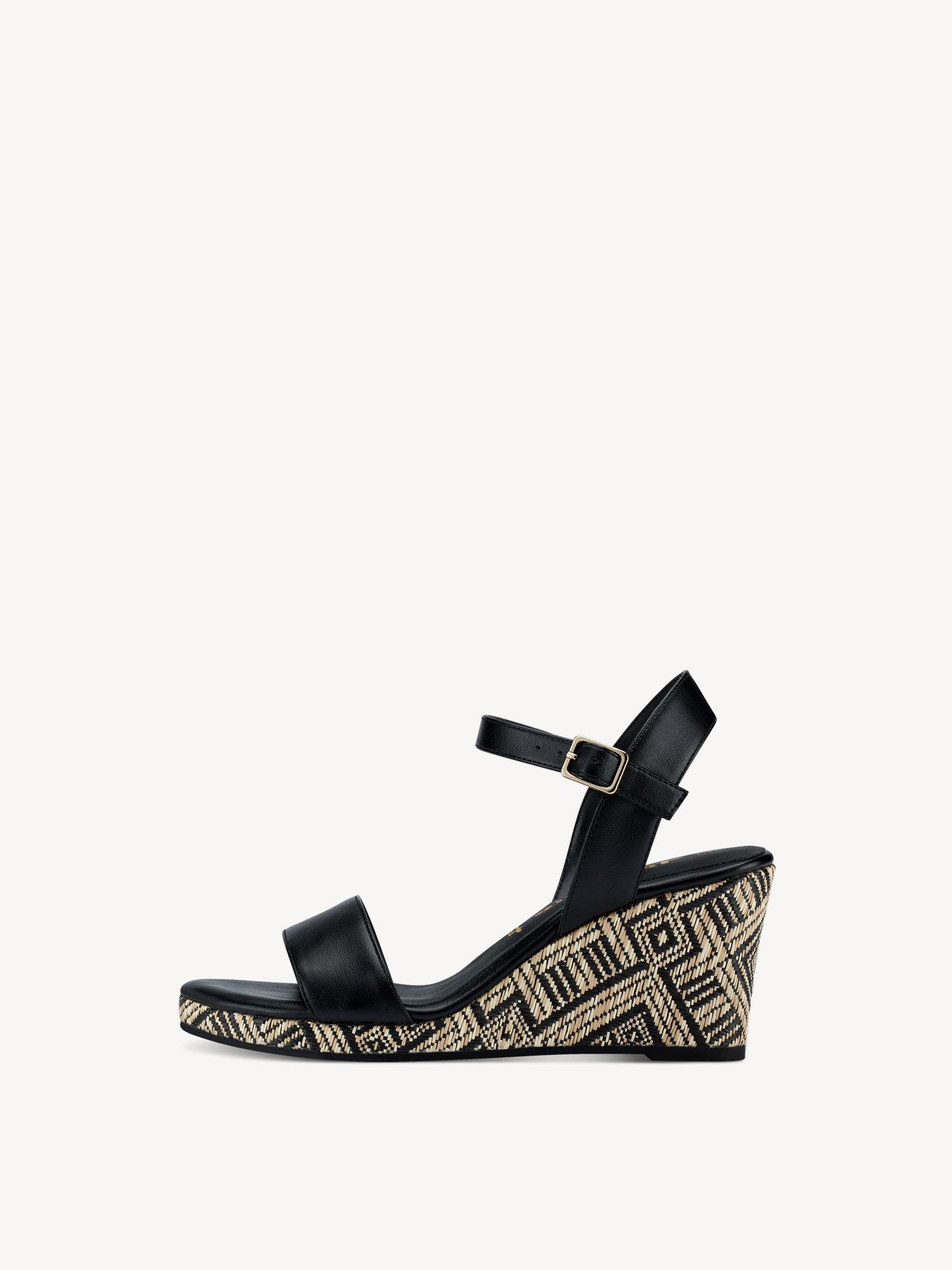 Sandale à talon - noir