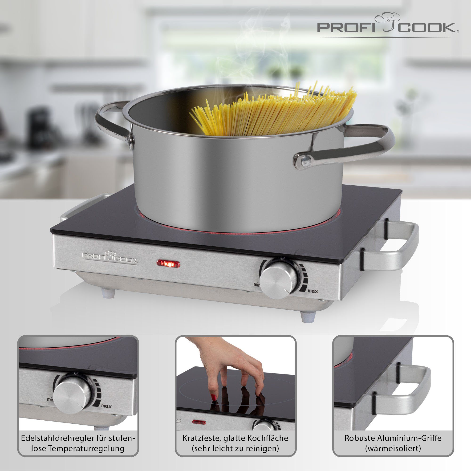 ProfiCook Einzelkochplatte PC-EKP 1210