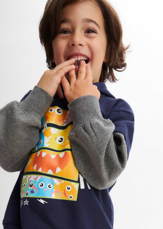 Jungen Layer Kapuzensweatshirt