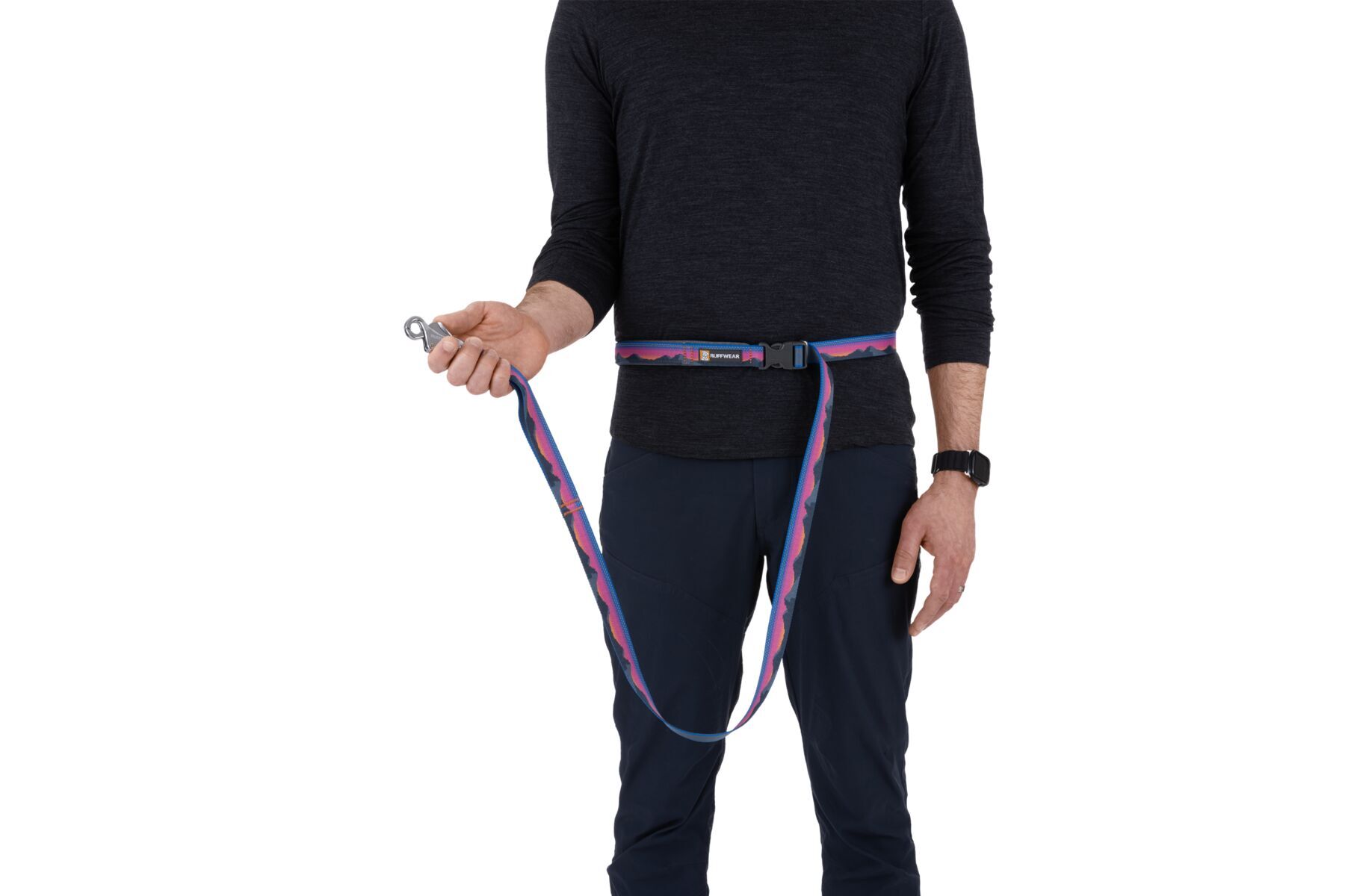 Ruffwear Hundeleinen Ruffwear Reflektierende Hundeleine Crag™ blau/ türkis/ rosa