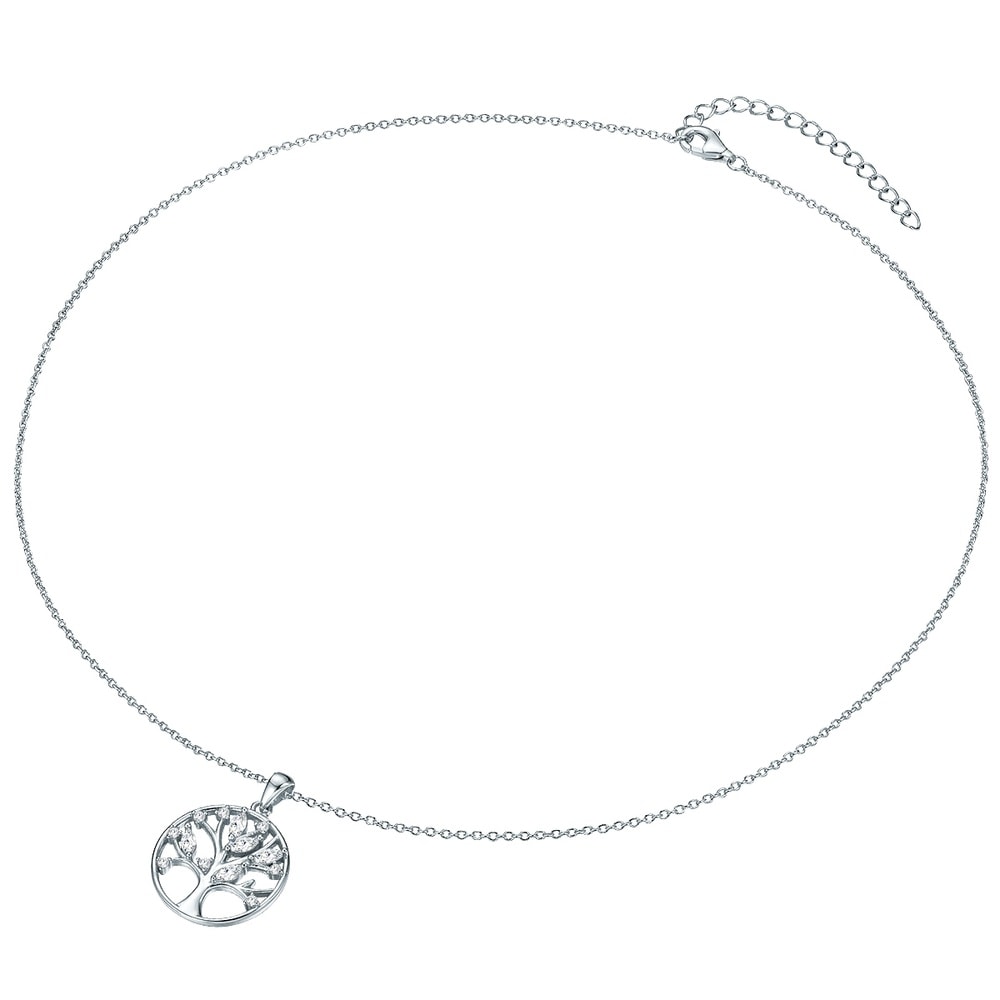 Rafaela Donata Chaîne Arbre de vie Argent sterling Oxyde de zirconium (CZ) en Argent collier