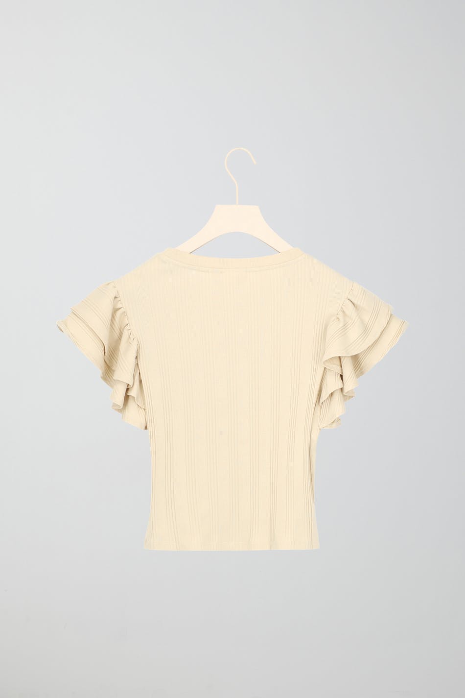 Y double frill top