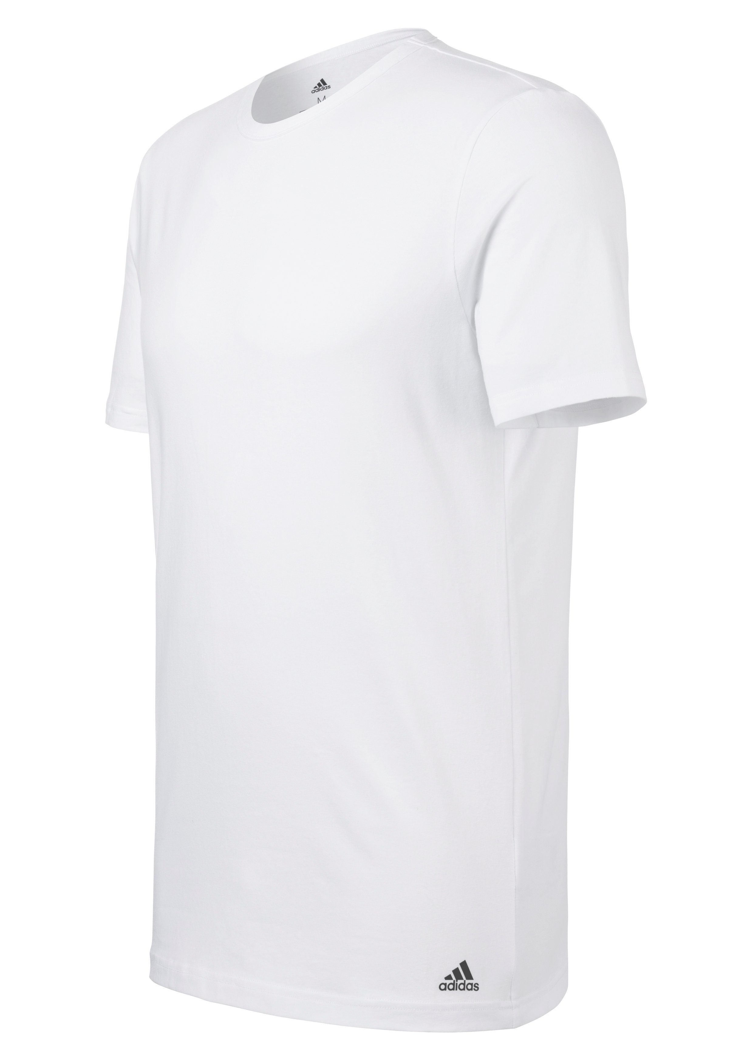 adidas Sportswear T-Shirt (2er-Pack) mit Rundhalsausschnitt